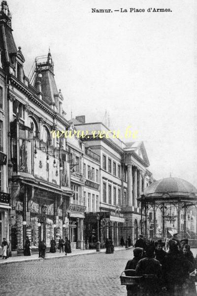ancienne carte postale de Namur La Place d'Armes