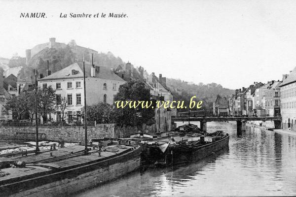 postkaart van Namen La Sambre et le Musée