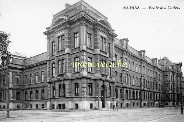 ancienne carte postale de Namur Ecole des Cadets