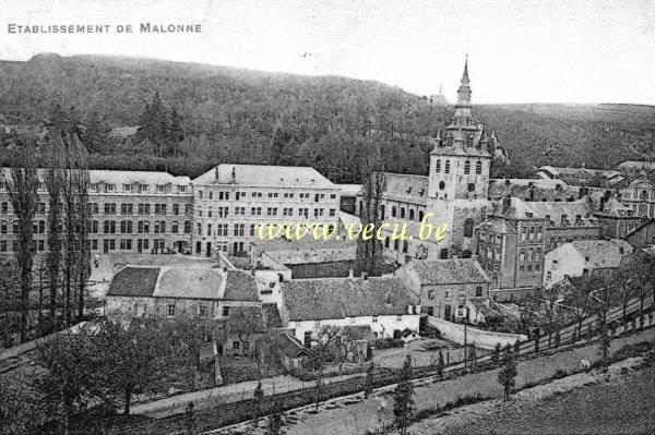 postkaart van Maeslangen Etablissement de Malonne