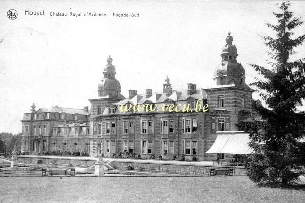 ancienne carte postale de Houyet Château Royal d'Ardenne - Façade Sud