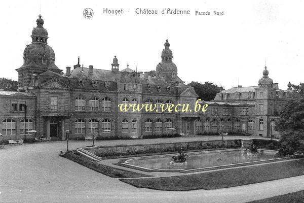 postkaart van Houyet Château d'Ardenne - Façade Nord