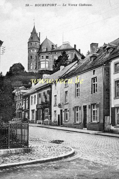 ancienne carte postale de Rochefort Le vieux Château