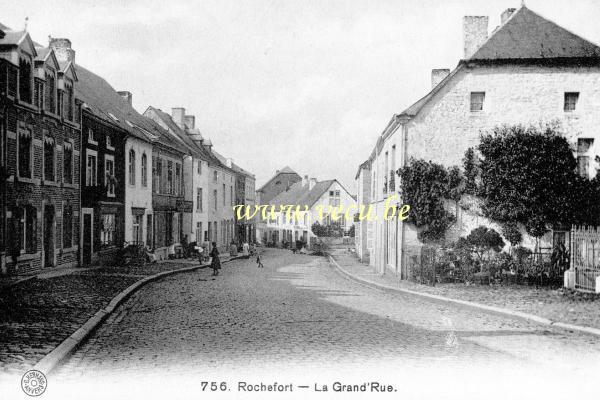 ancienne carte postale de Rochefort La Grand'Rue