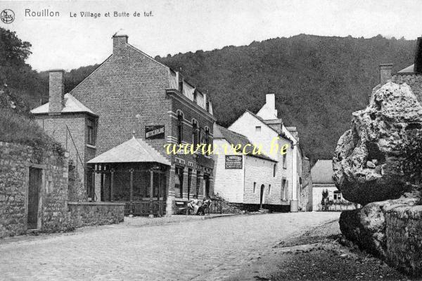postkaart van Annevoie-Rouillon Rouillon - Le village et la butte de tuf