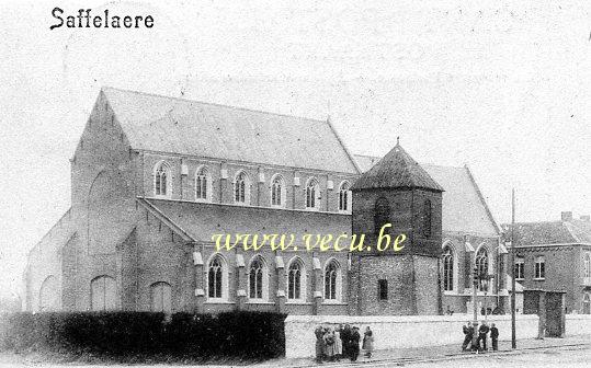 ancienne carte postale de Saffelaere L'Eglise