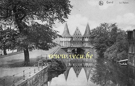 postkaart van Gent Het Rabot