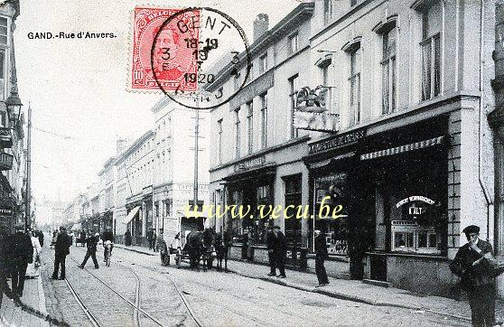 postkaart van Gent Antwerpsestraat