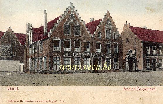 postkaart van Gent Het Oud Begijnhof