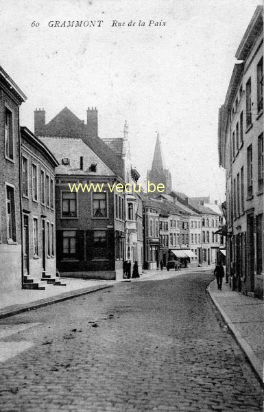 ancienne carte postale de Grammont Rue de la Paix
