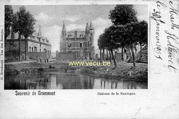 ancienne carte postale de Grammont Château de la Montagne