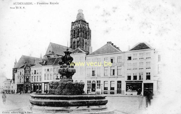 postkaart van Oudenaarde Fontaine Royale