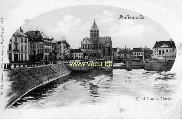 postkaart van Oudenaarde Quai Louise-Marie