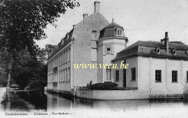 ancienne carte postale de Tronchiennes Château Ter Beken
