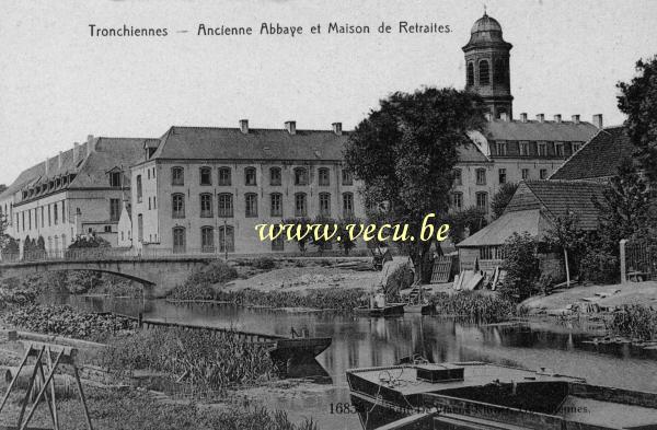 ancienne carte postale de Tronchiennes Ancienne Abbaye et Maison de retraites