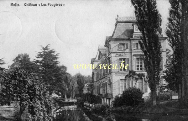 ancienne carte postale de Melle Château Les Fougères