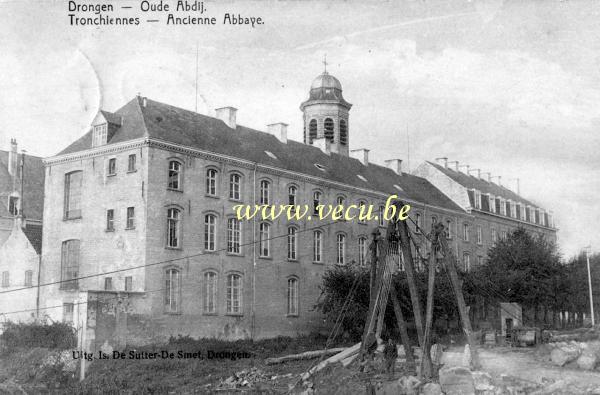 ancienne carte postale de Tronchiennes Ancienne Abbaye