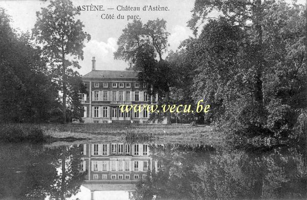 postkaart van Astene Château d'Astène - Côté du parc