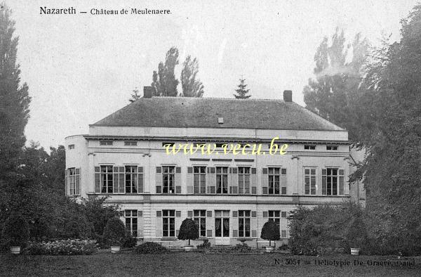 ancienne carte postale de Nazareth Château de Meulenaere
