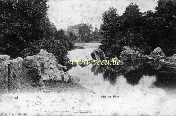 postkaart van Gent Vue du Parc