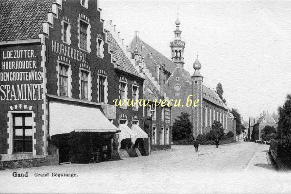 ancienne carte postale de Gand Grand Béguinage