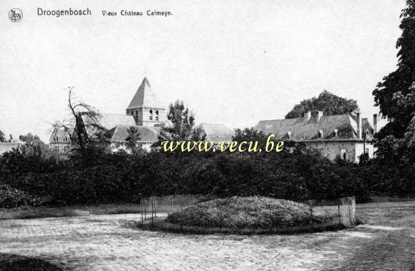 ancienne carte postale de Drogenbos Vieux Château Calmeyn