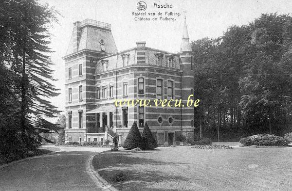 ancienne carte postale de Asse Château de Putberg