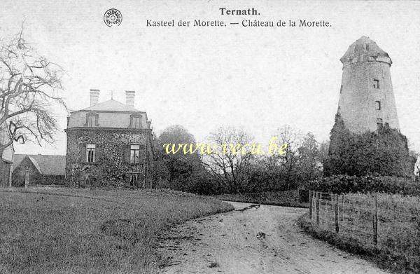 postkaart van Ternat Kasteel der Morette