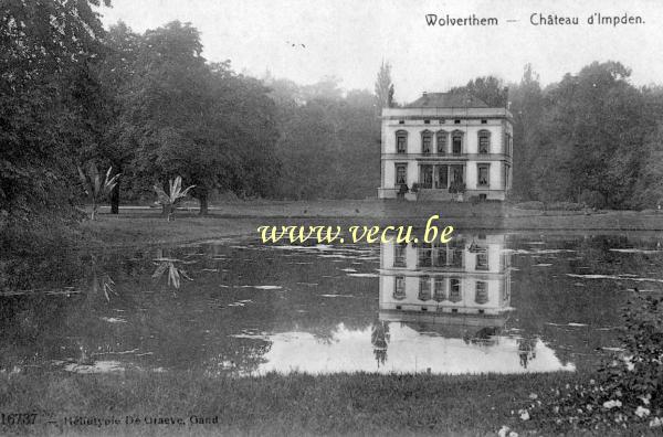 ancienne carte postale de Wolvertem Château d'Impden