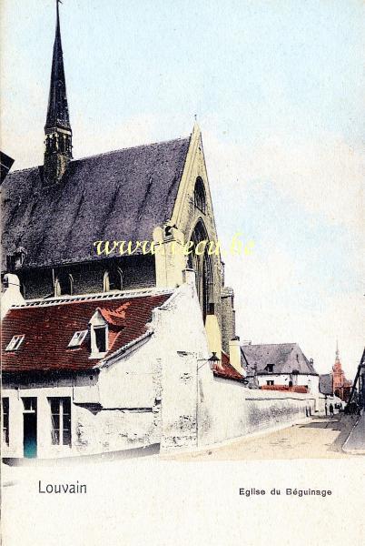 postkaart van Leuven Sint-Jan-de-Doperkerk (Groot Begijnhof)