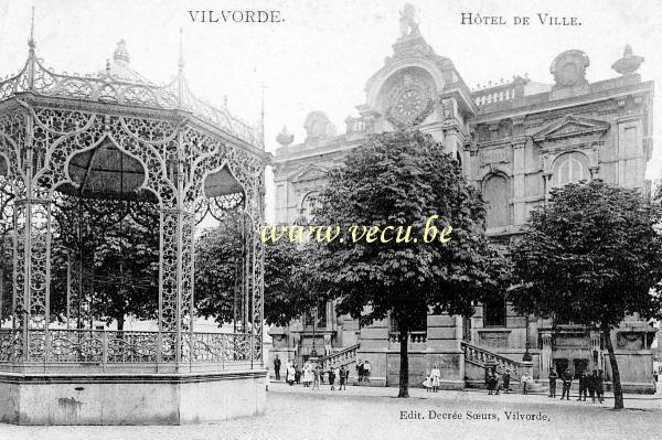 postkaart van Vilvoorde Stadhuis