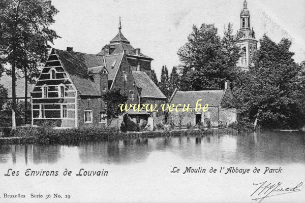 postkaart van Leuven De Abdijmolen