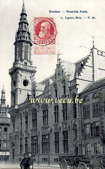postkaart van Kortrijk Nouvelle Poste