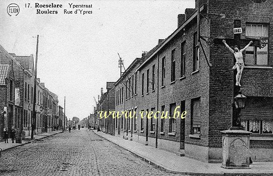 postkaart van Roeselare Yperstraat