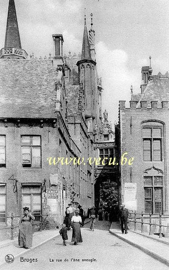postkaart van Brugge De Blinde-Ezelstraat