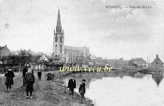 postkaart van Wervik Vue sur la Lys