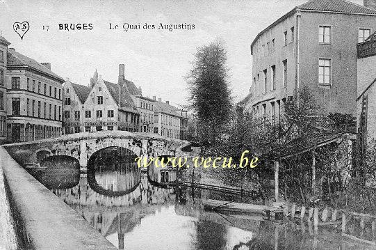 postkaart van Brugge Augustijnenrei