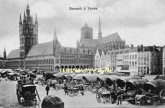 postkaart van Ieper Samedi à Ypres