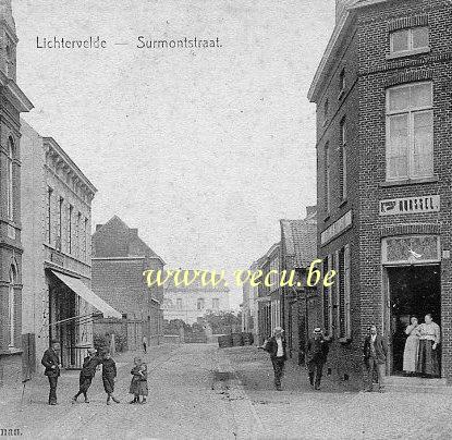 postkaart van Lichtervelde Surmontstraat