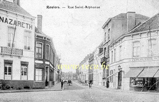 postkaart van Roeselare Rue Saint-Alphonse