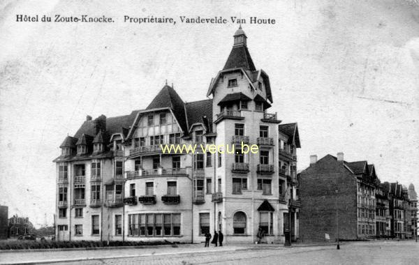 ancienne carte postale de Le Zoute Hôtel du Zoute