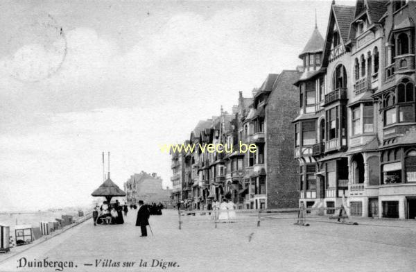 postkaart van Duinbergen Villas sur la Digue