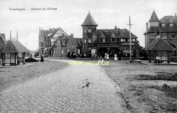 postkaart van Duinbergen Station du Vicinal