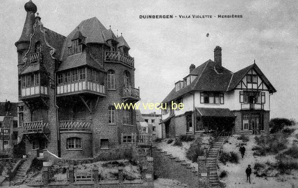 postkaart van Duinbergen Villa Violette - Herbières