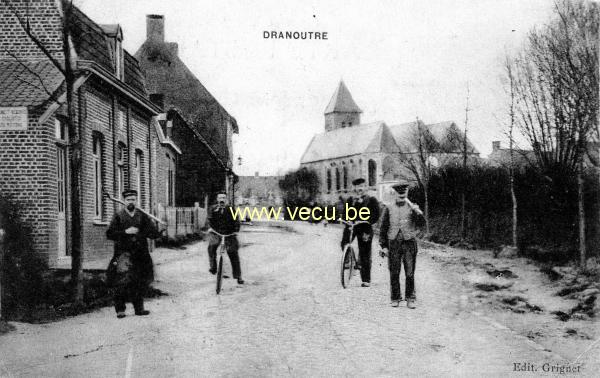ancienne carte postale de Dranoutre Dranoutre