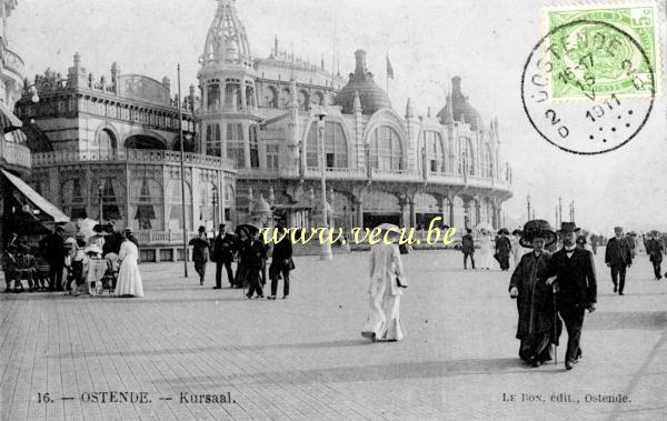 postkaart van Oostende Kursaal