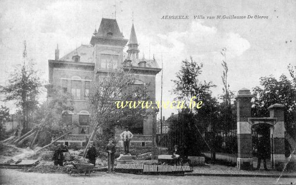 postkaart van Aarsele Villa van M. Guillaume De Clercq