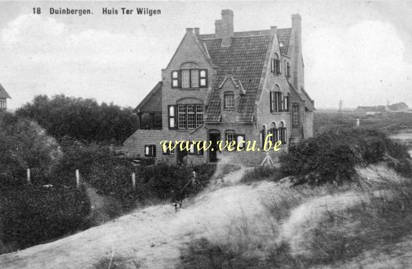 postkaart van Duinbergen Huis Ter Wilgen