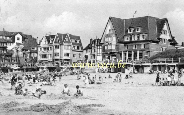 postkaart van De Haan Strand