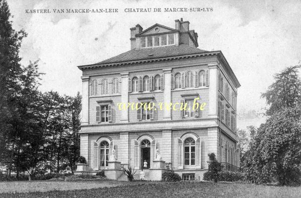 Cpa de Marke Château de Marcke sur Lys